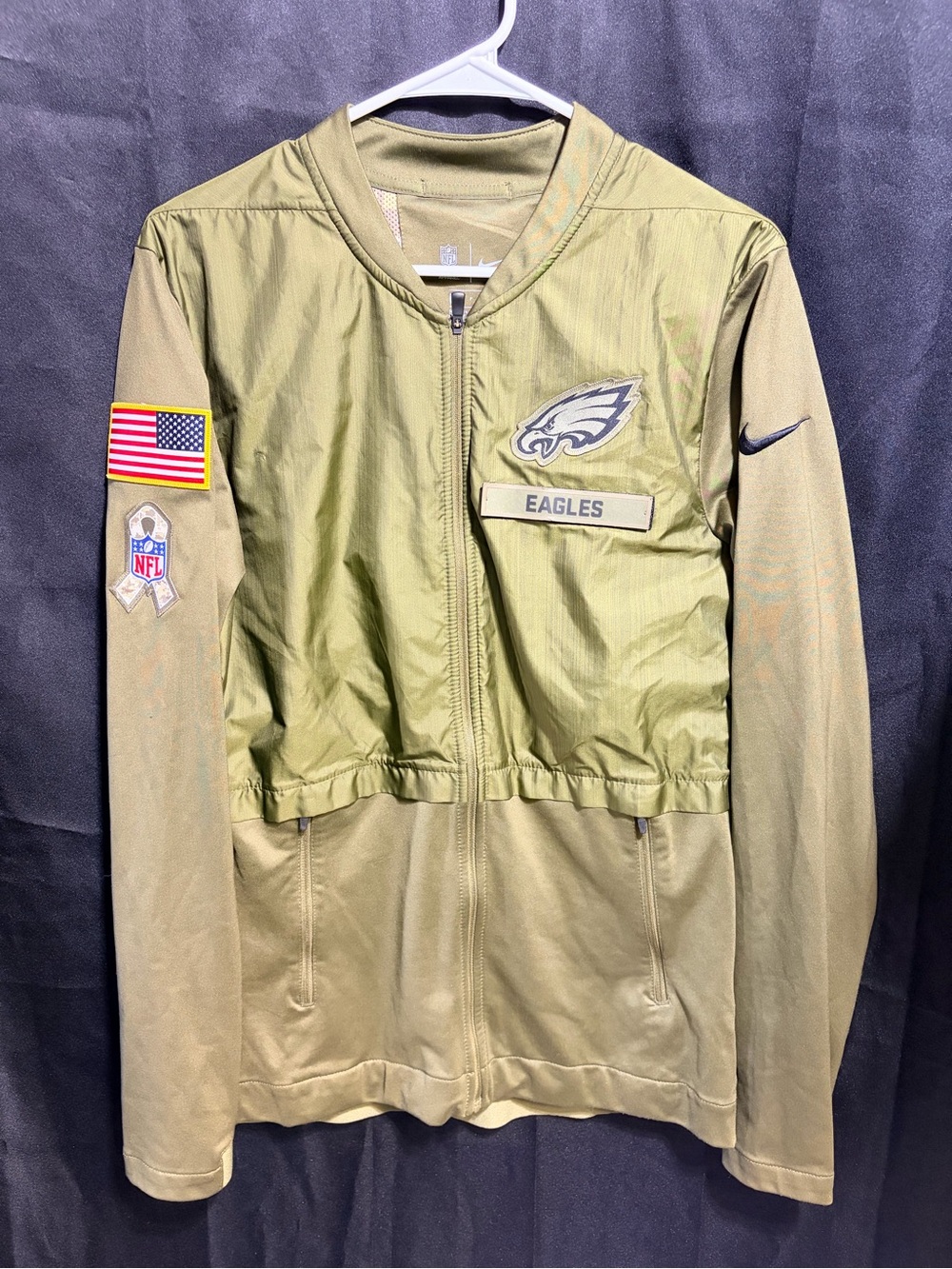 Nike Philadelphia Eagles Salute The Troops Windbreaker Jacket